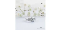 14K White Gold 0.25cttw Diamond Ring