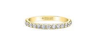 18K Yellow Gold 0.40cttw Canadian Diamond Band - size 6.5