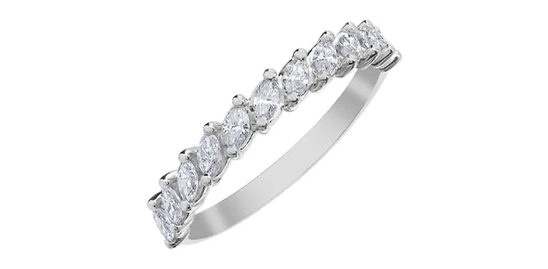 14K White Gold 0.50cttw Diamond Ring