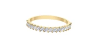14K Yellow Gold 0.40cttw Diamond Ring - 4.5