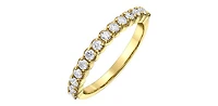14K Yellow Gold 0.40cttw Canadian Diamond Band - 4.5