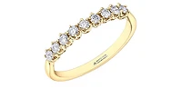 14K Yellow Gold 0.36cttw Canadian Diamond Ring - / 4.5