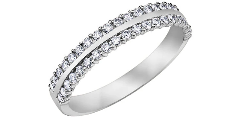 10K White Gold 0.33cttw Diamond Ring