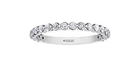 18K White Gold & Palladium Alloy (hypoallergenic) 0.50cttw Canadian Diamond Band