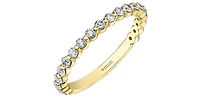 18K Yellow Gold 0.50cttw Canadian Diamond Band - 4.5