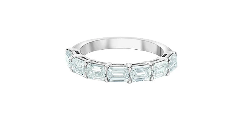 14K White Gold 2.10 cttw Lab Grown Diamond Band - / 4.5