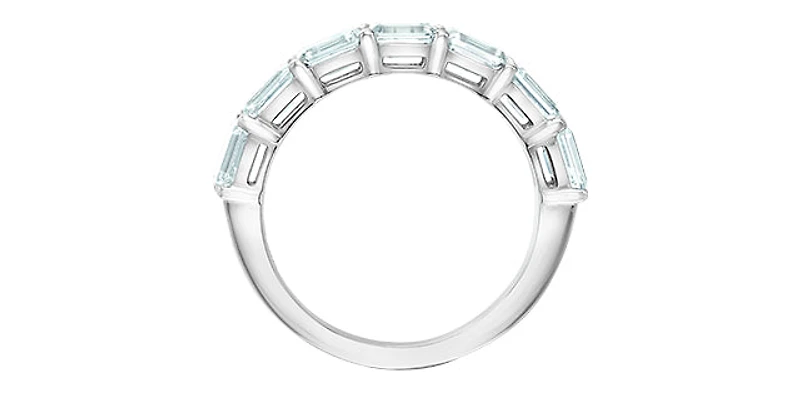14K White Gold 2.10 cttw Lab Grown Diamond Band - / 4.5
