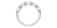14K White Gold 1.15cttw Lab Grown Diamond Band
