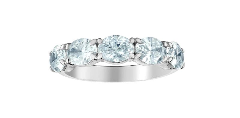 14K White Gold 2.50cttw Lab Grown Diamond Band