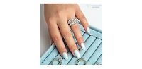 14K White Gold 2.50cttw Lab Grown Diamond Band