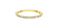 10K Yellow Gold 0.27 cttw Diamond Ring - 4