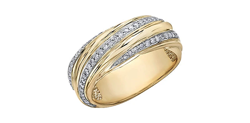 10K Gold 0.33cttw Diamond Ring