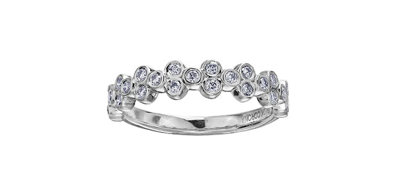 10K White Gold 0.35cttw Diamond Ring