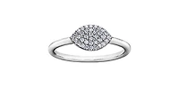 10K White Gold 0.15cttw Diamond Ring