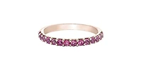 10K Rose Gold Pink Tourmaline Ring