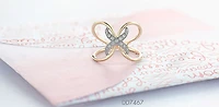 10K Yellow & White Gold 0.09cttw Diamond Ring