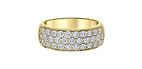 10K Yellow Gold 1.50cttw Diamond Band