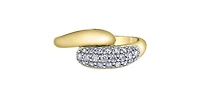 10K Yellow Gold 0.38cttw Diamond Ring - 4 / yellow gold