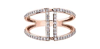 10K Rose Gold 0.40cttw Diamond Ring - /
