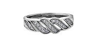 10K White Gold 0.18cttw Diamond Ring