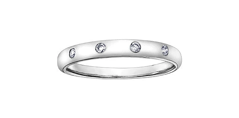 10K Gold Diamond Ring - /