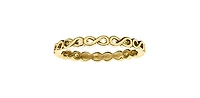 10K White or Yellow Gold Infinity Ring - /