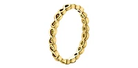 10K White or Yellow Gold Infinity Ring - /