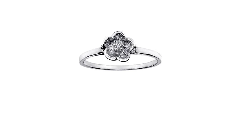 10K White Gold 0.01cttw Diamond Ring