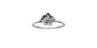 10K White Gold 0.01cttw Diamond Ring