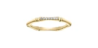 10K Yellow Gold 0.04cttw Diamond Ring