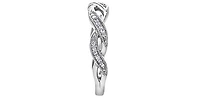 10K White Gold 0.095cttw Diamond Ring