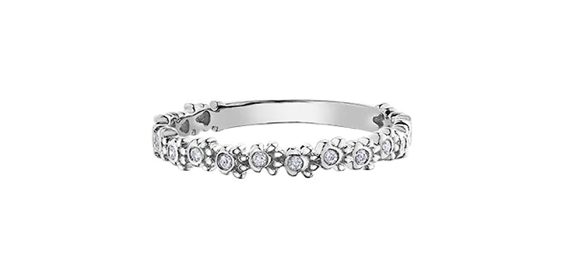 10K Gold 0.06 cttw Diamond Paw Print Ring - / 4.5