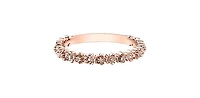 10K Rose Gold 0.017cttw Diamond Ring - 4.5
