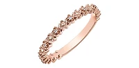 10K Rose Gold 0.017cttw Diamond Ring - 4.5