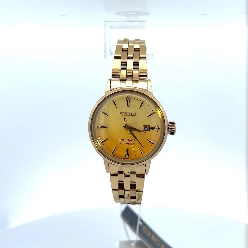 Seiko Cocktail Time Presage - Cocktail Time ‘Eggnog’ Watch SRE018J1 - Shipping Immediately