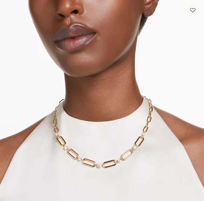 Swarovski Constella necklace White, Gold-tone plated - 5683354