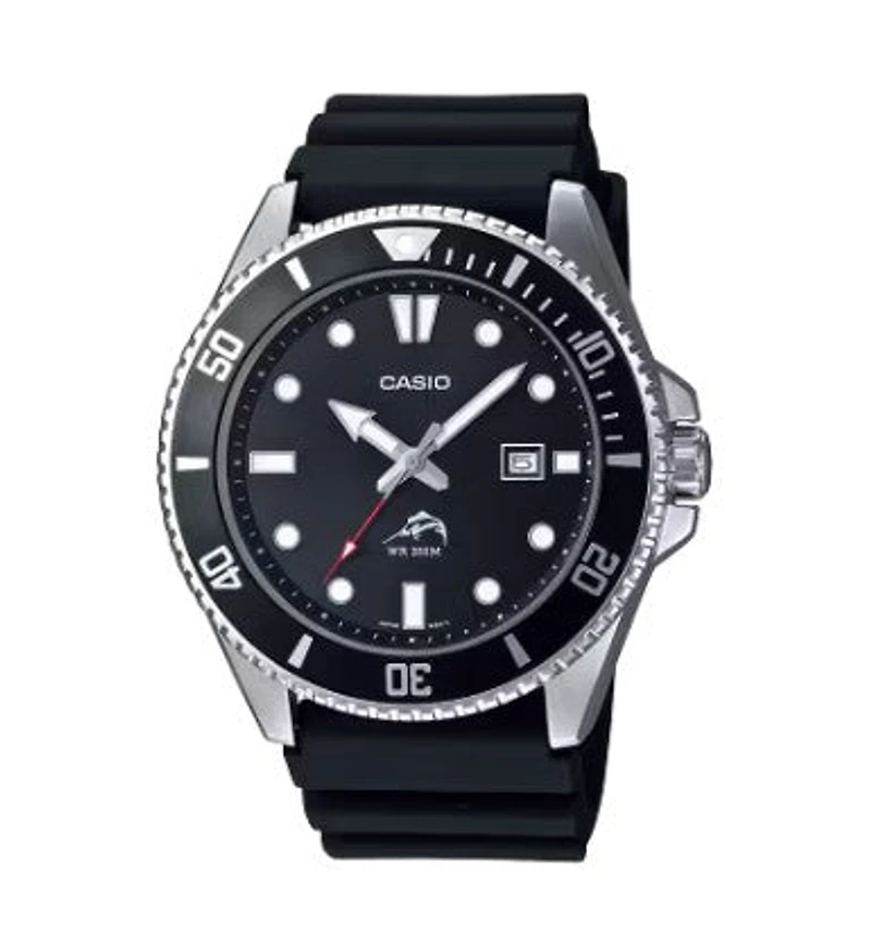 Casio Analog Watch- MDV-106-1AV, Black