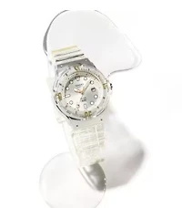 Casio Women's 'Dive Series' Quartz Transparent Resin Casual Watch LRW-200HS-7EVCF, Transparent (Clear)