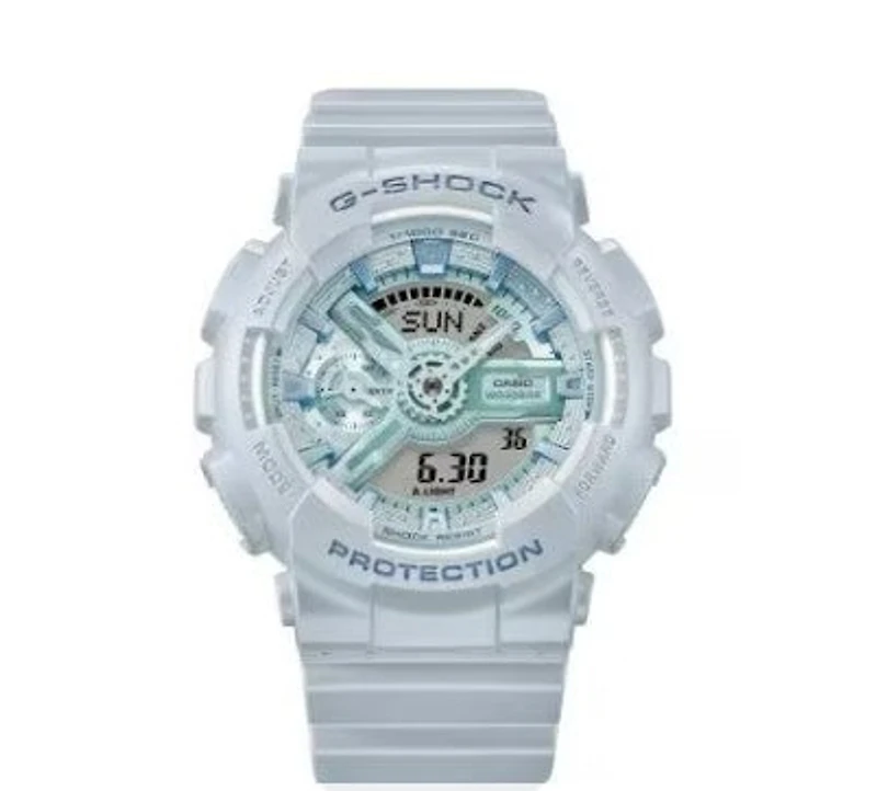 Casio G-Shock Analog Digital Women's Watch, Blue - GMA-S110ST-2A