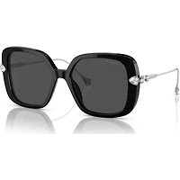 Swarovski Mesmera: Oversized Sunglasses Black 5679543