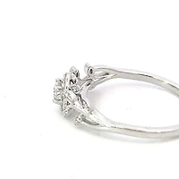 10K White Gold 0.25cttw Canadian Diamond Ring - / 4.5