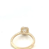 14K Yellow Gold 0.91cttw Lab Grown Diamond Engagement Ring - / 4.5