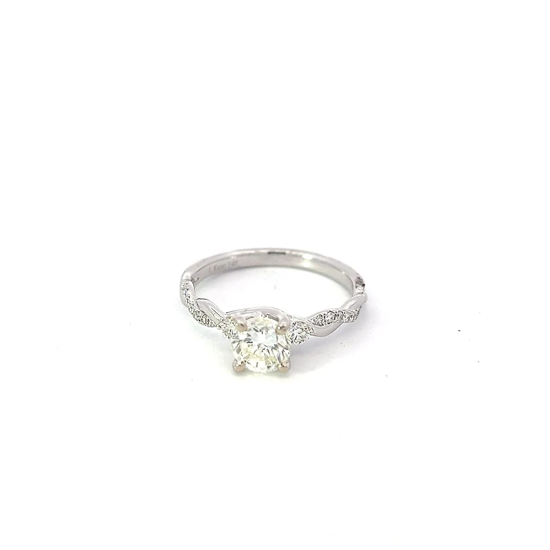14K White Gold 1.12cttw Diamond Ring