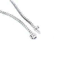 14K White Gold 2.00 cttw Lab Grown Diamond Tennis Bracelet