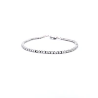 14K White Gold 2.00 cttw Lab Grown Diamond Tennis Bracelet