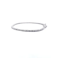 14K White Gold 2.00 cttw Lab Grown Diamond Tennis Bracelet