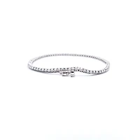 14K White Gold 2.00 cttw Lab Grown Diamond Tennis Bracelet