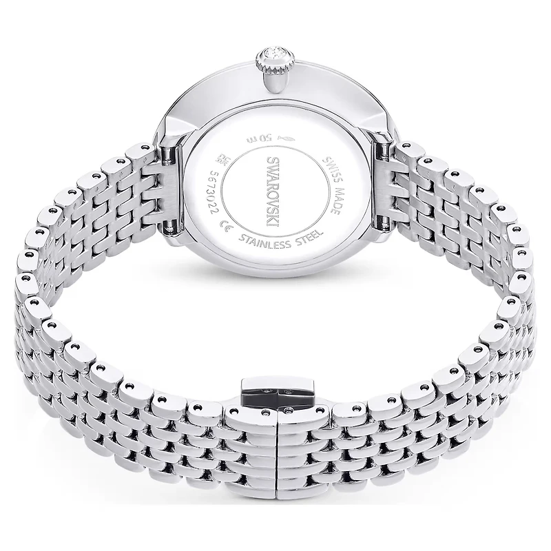 Swarovski Certa watch, Swiss Made, Metal bracelet, Silver tone, Stainless steel 5673022