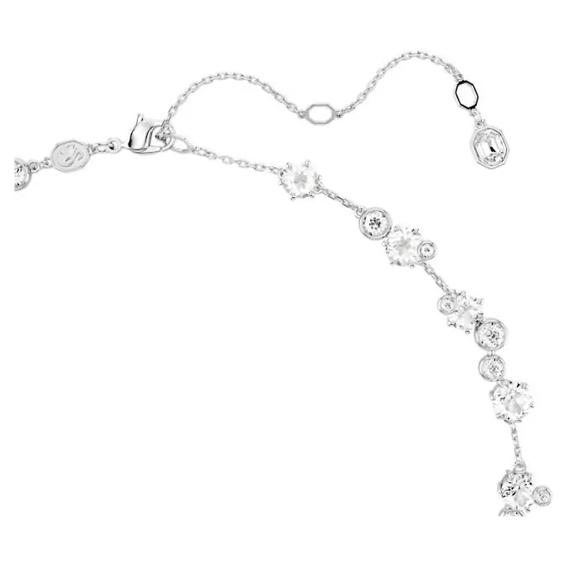 Constella necklace Round cut, White, Rhodium plated 5722472