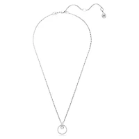 Swarovski - Constella pendant, Pavé, Round cut, White, Rhodium plated 5692261
